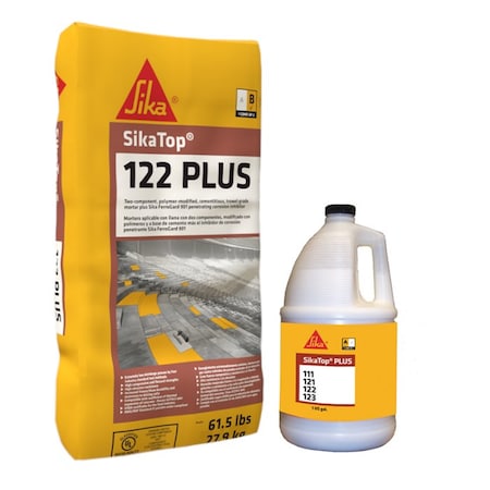 Sika SikaTop 122 Plus Low Slump 2-Component Anti-Corrosion Repair Mortar Kit 91150